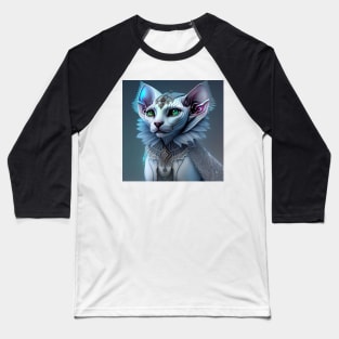 Gothic Sphynx Hybrid Baseball T-Shirt